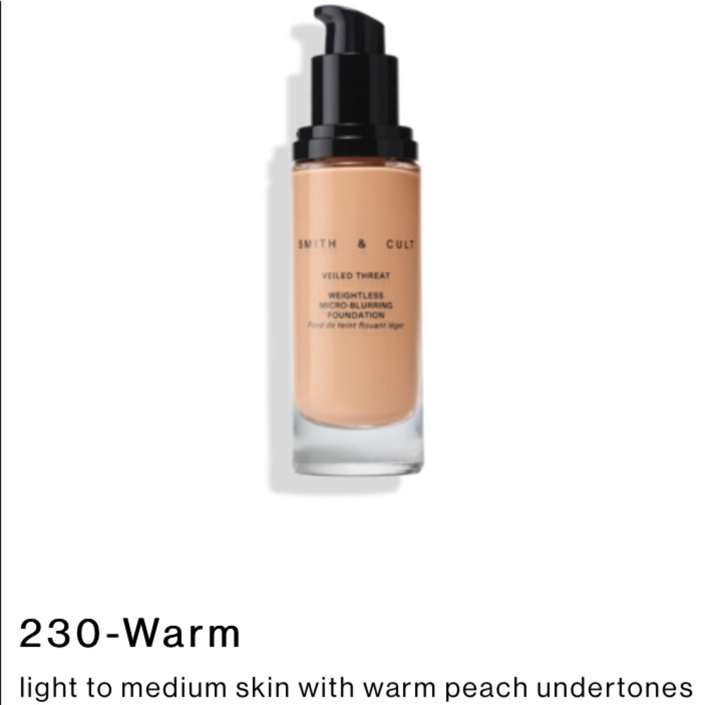 SMITH AND CULT Matte Foundation [230 Warm]
